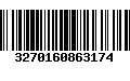 Código de Barras 3270160863174