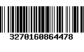 Código de Barras 3270160864478