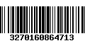 Código de Barras 3270160864713