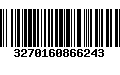 Código de Barras 3270160866243