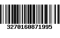 Código de Barras 3270160871995