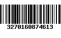 Código de Barras 3270160874613