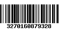 Código de Barras 3270160879328