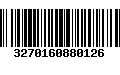 Código de Barras 3270160880126