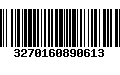 Código de Barras 3270160890613