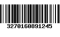 Código de Barras 3270160891245