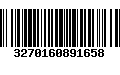 Código de Barras 3270160891658