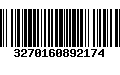 Código de Barras 3270160892174