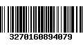 Código de Barras 3270160894079