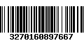 Código de Barras 3270160897667