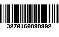 Código de Barras 3270160898992