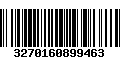 Código de Barras 3270160899463