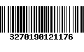 Código de Barras 3270190121176