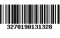 Código de Barras 3270190131328