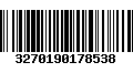 Código de Barras 3270190178538