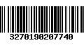 Código de Barras 3270190207740