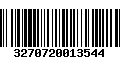 Código de Barras 3270720013544