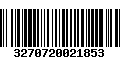 Código de Barras 3270720021853