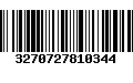 Código de Barras 3270727810344