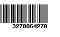 Código de Barras 3270864270