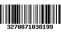 Código de Barras 3270871038199