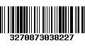 Código de Barras 3270873038227