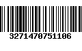 Código de Barras 3271470751106