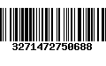 Código de Barras 3271472750688