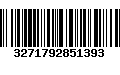 Código de Barras 3271792851393