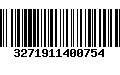 Código de Barras 3271911400754