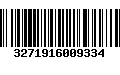 Código de Barras 3271916009334