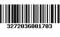 Código de Barras 3272036001703