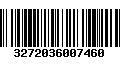 Código de Barras 3272036007460