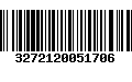 Código de Barras 3272120051706