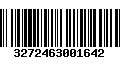 Código de Barras 3272463001642