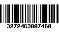 Código de Barras 3272463007460