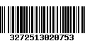 Código de Barras 3272513020753