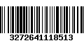 Código de Barras 3272641118513