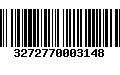 Código de Barras 3272770003148