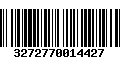 Código de Barras 3272770014427