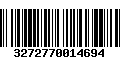 Código de Barras 3272770014694