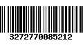 Código de Barras 3272770085212