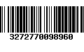 Código de Barras 3272770098960