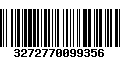 Código de Barras 3272770099356