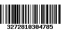 Código de Barras 3272810304785