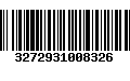 Código de Barras 3272931008326