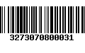 Código de Barras 3273070800031