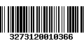 Código de Barras 3273120010366