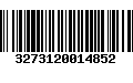 Código de Barras 3273120014852