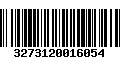 Código de Barras 3273120016054